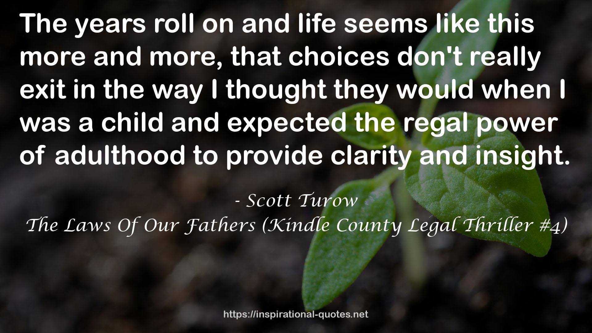 The Laws Of Our Fathers (Kindle County Legal Thriller #4) QUOTES