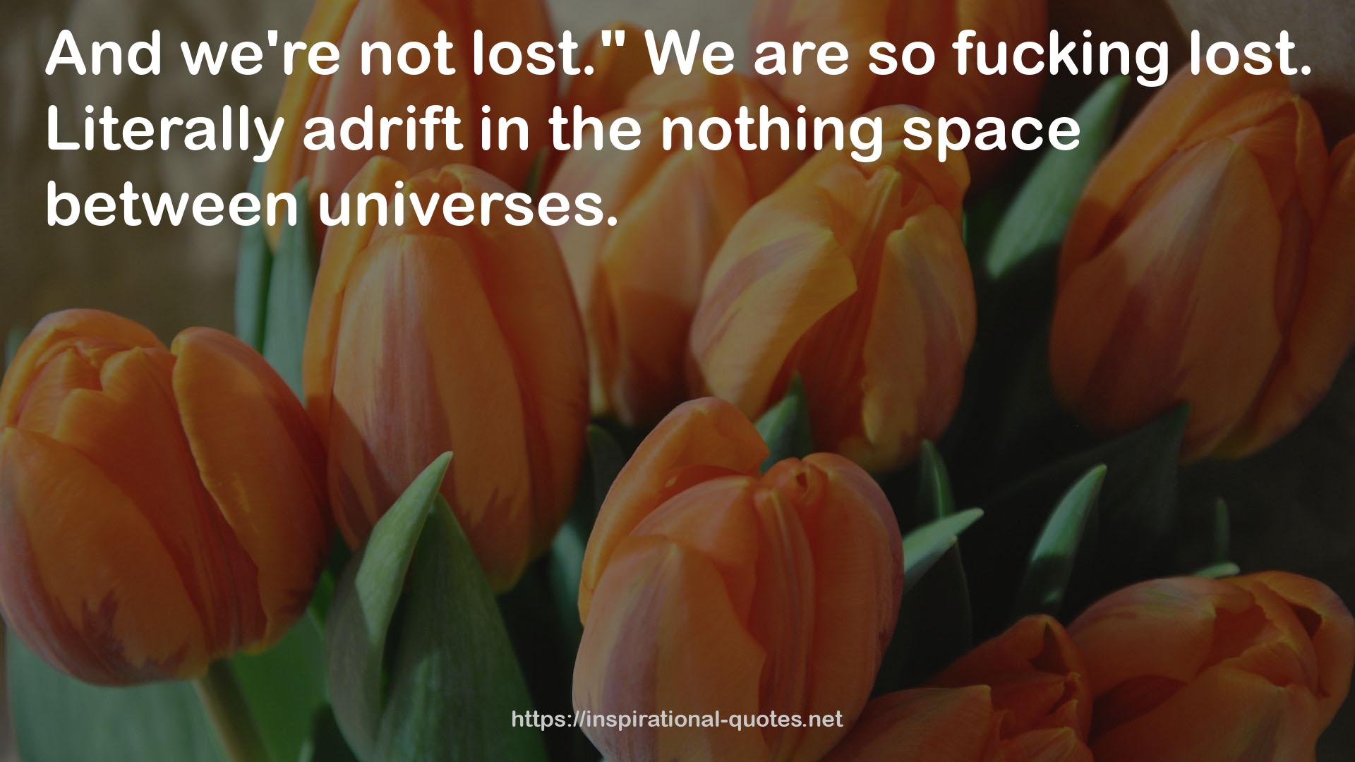the nothing space  QUOTES