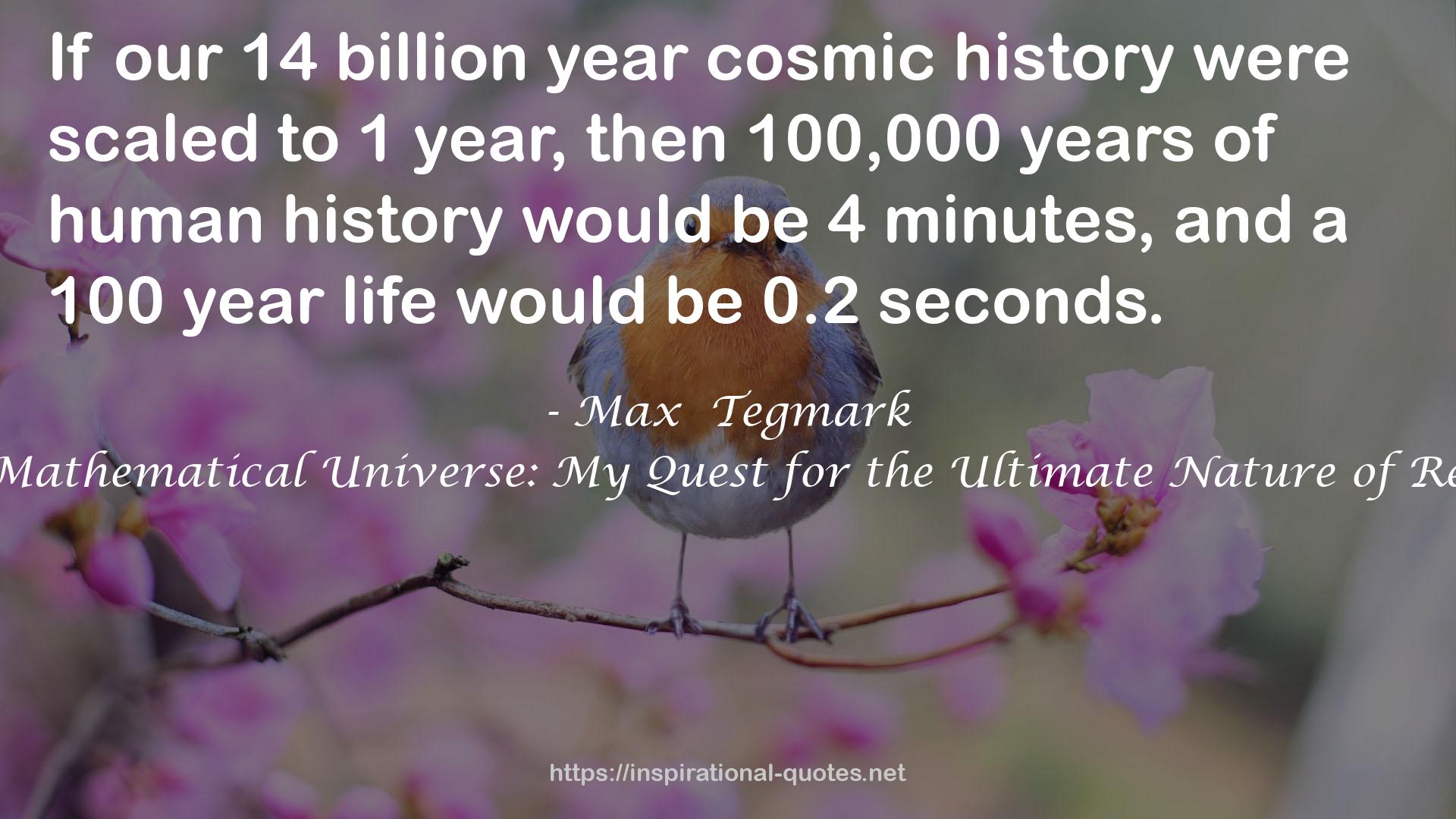 Max  Tegmark QUOTES