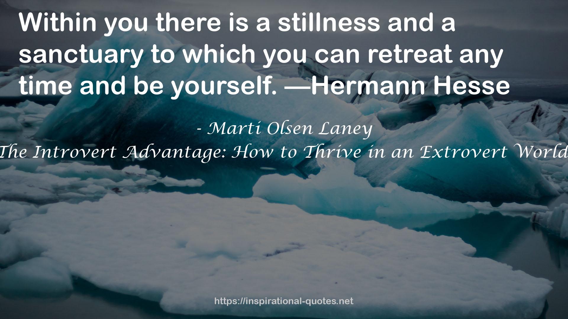 Marti Olsen Laney QUOTES