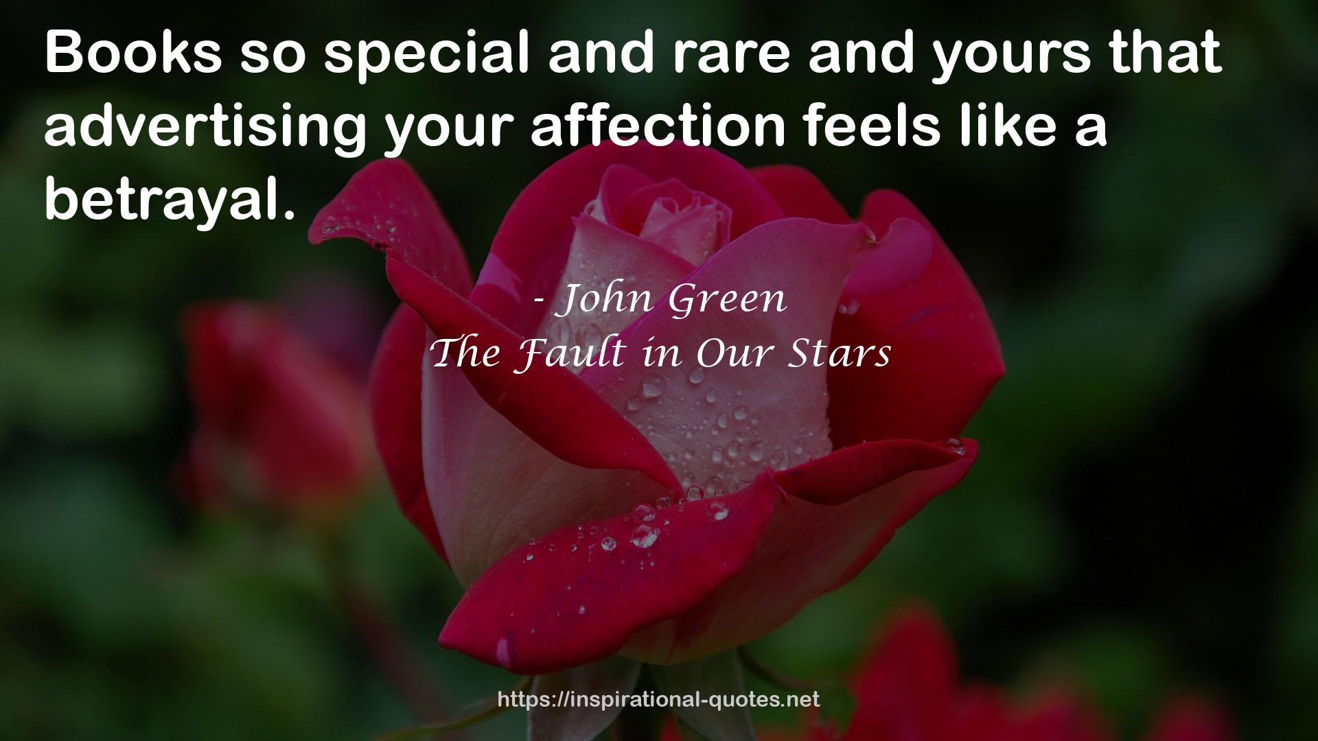 your affection  QUOTES