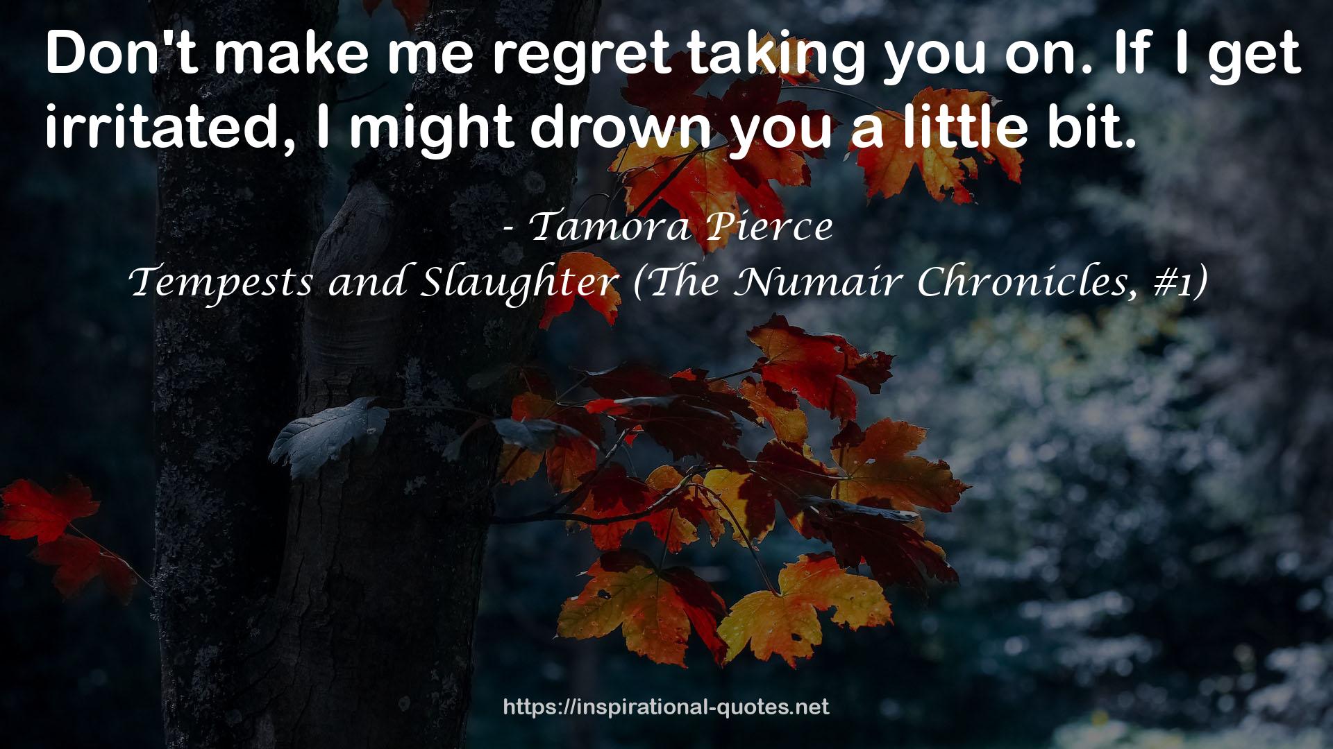 Tempests and Slaughter (The Numair Chronicles, #1) QUOTES