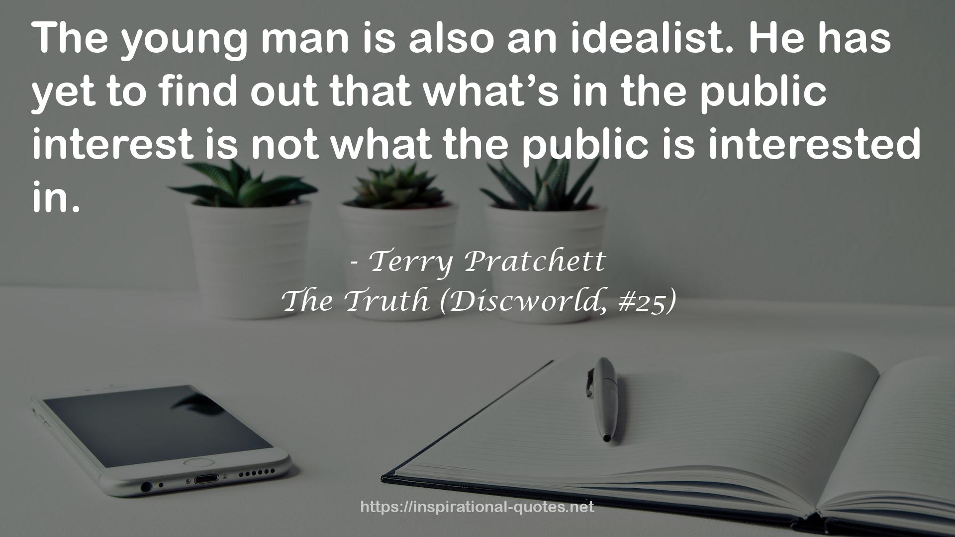 The Truth (Discworld, #25) QUOTES