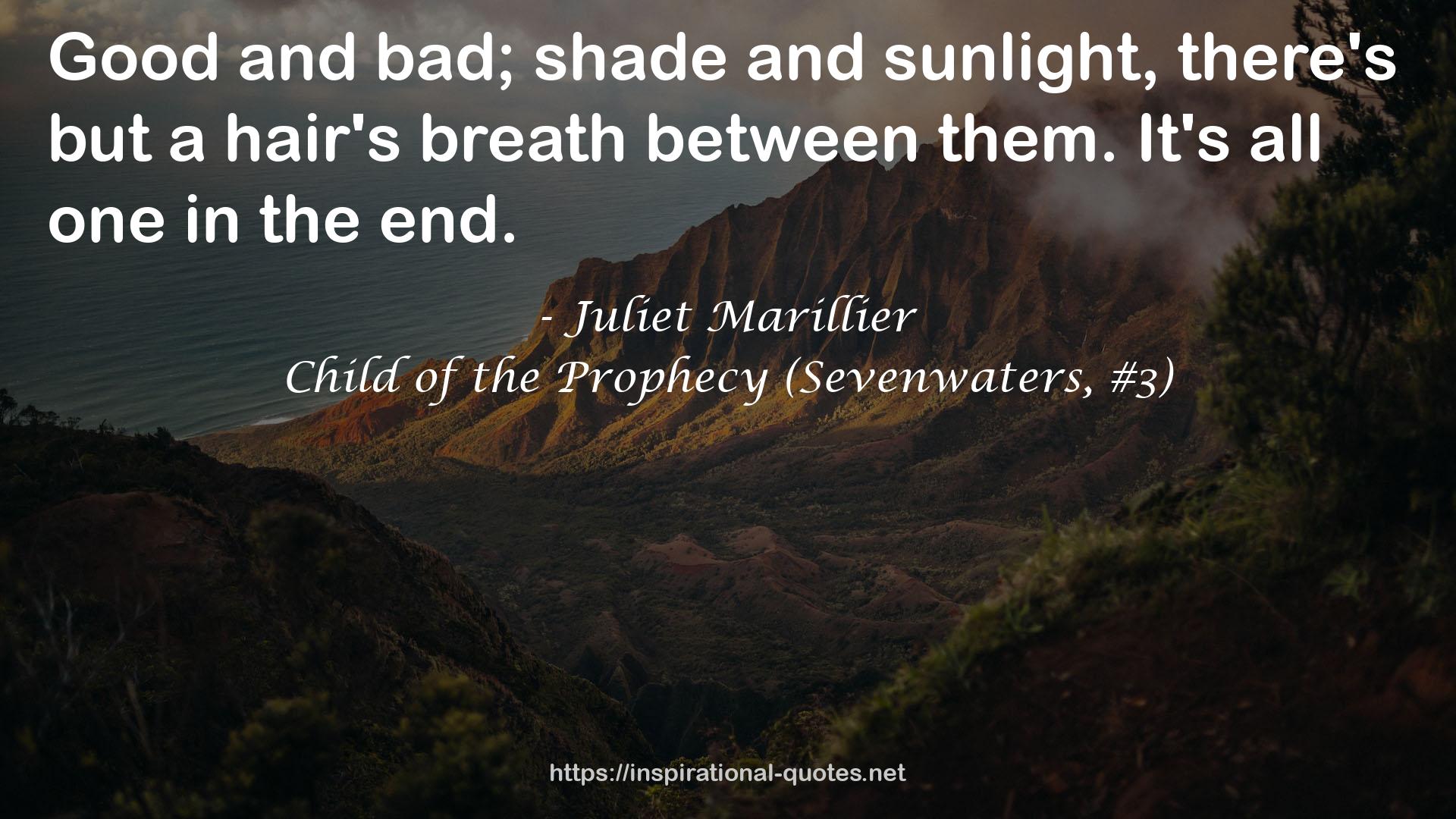 Child of the Prophecy (Sevenwaters, #3) QUOTES