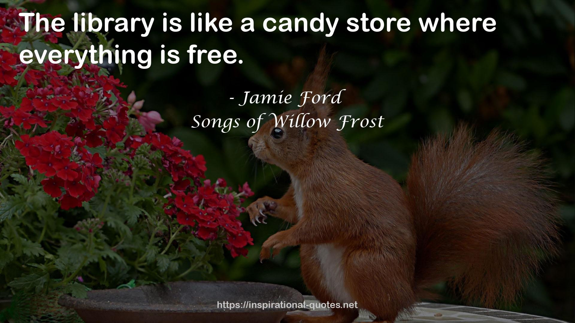 a candy store  QUOTES