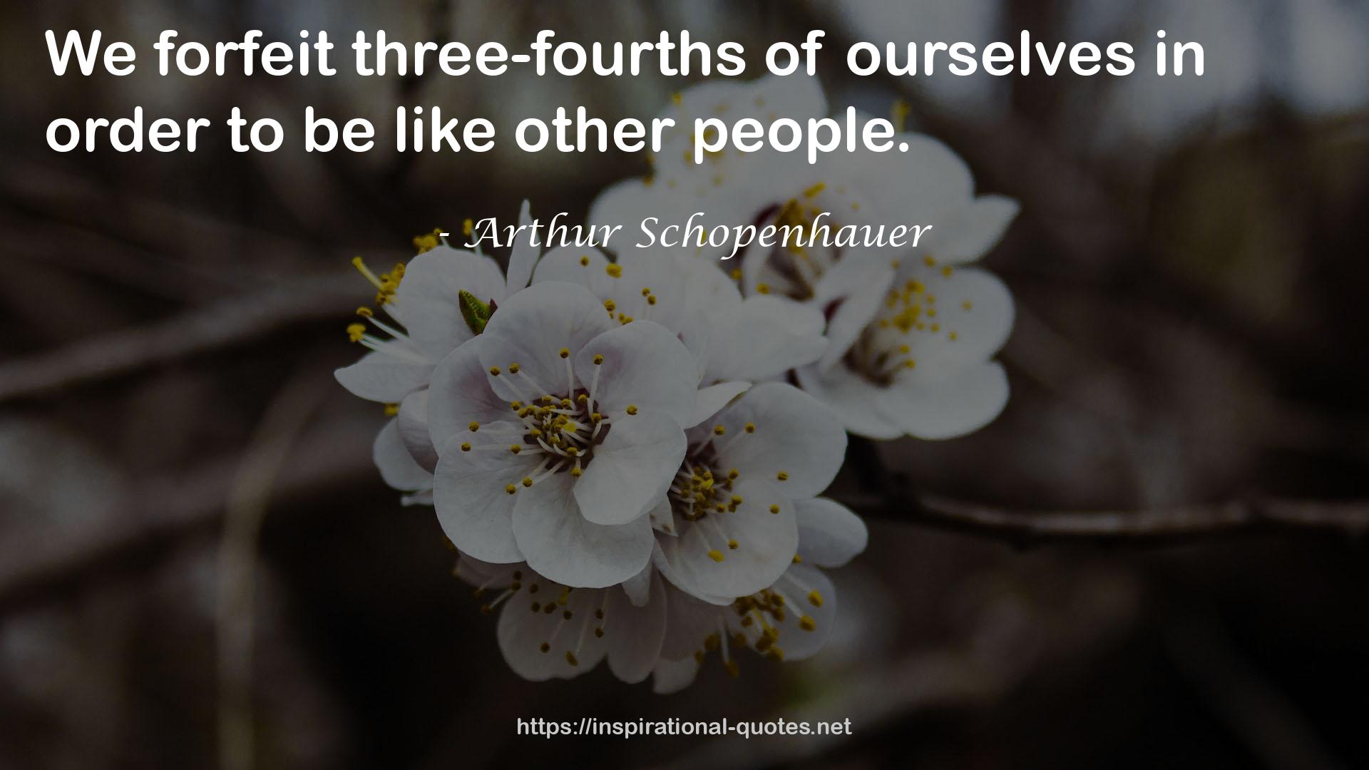 three-fourths  QUOTES
