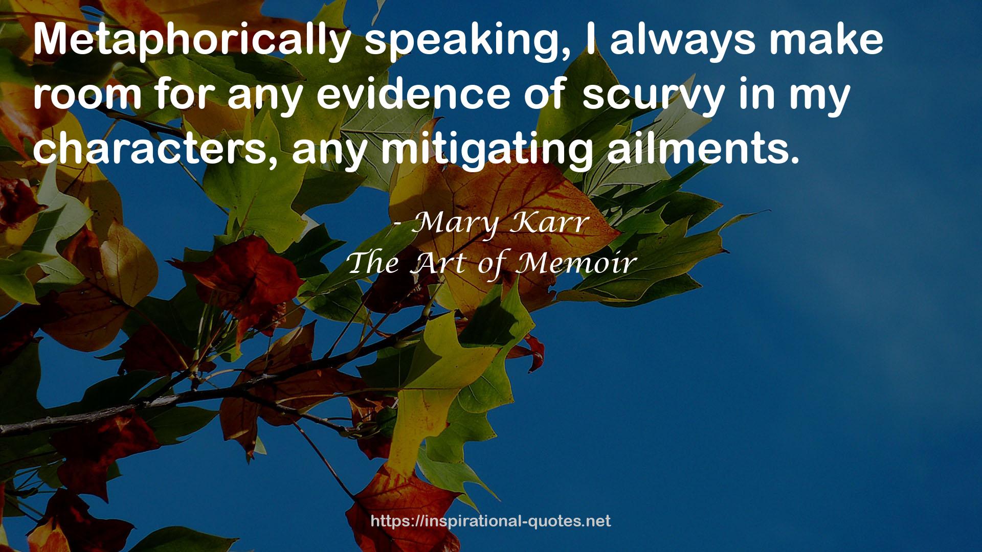 Mary Karr QUOTES