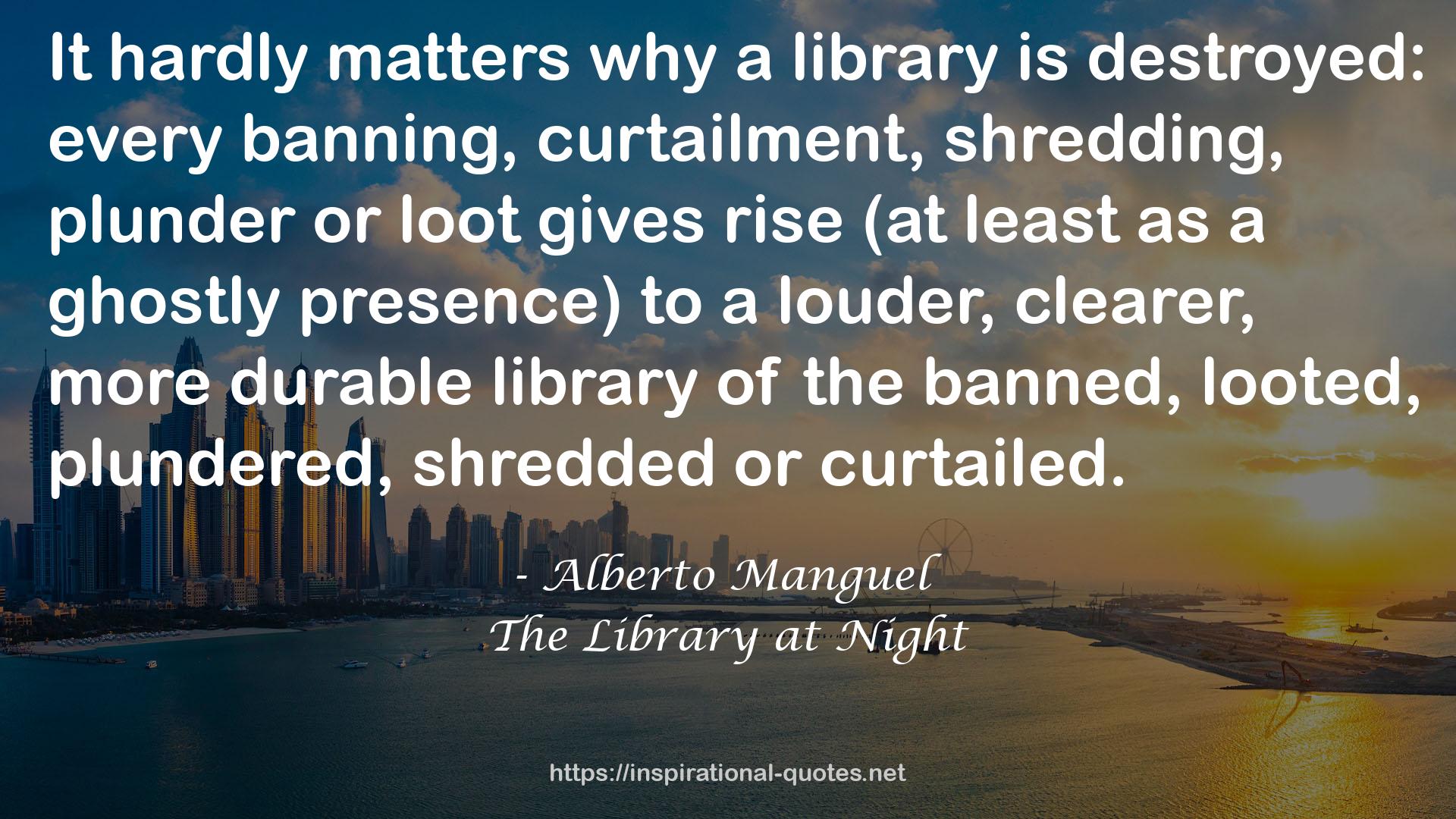 a louder, clearer, more durable library  QUOTES