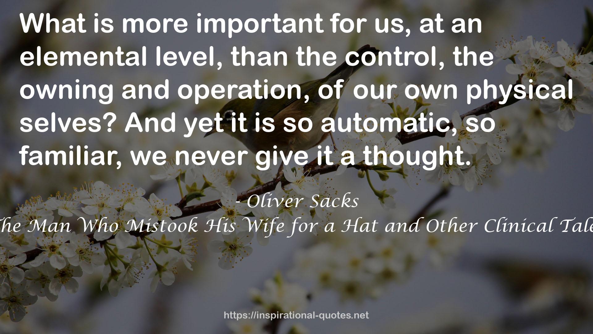 Oliver Sacks QUOTES