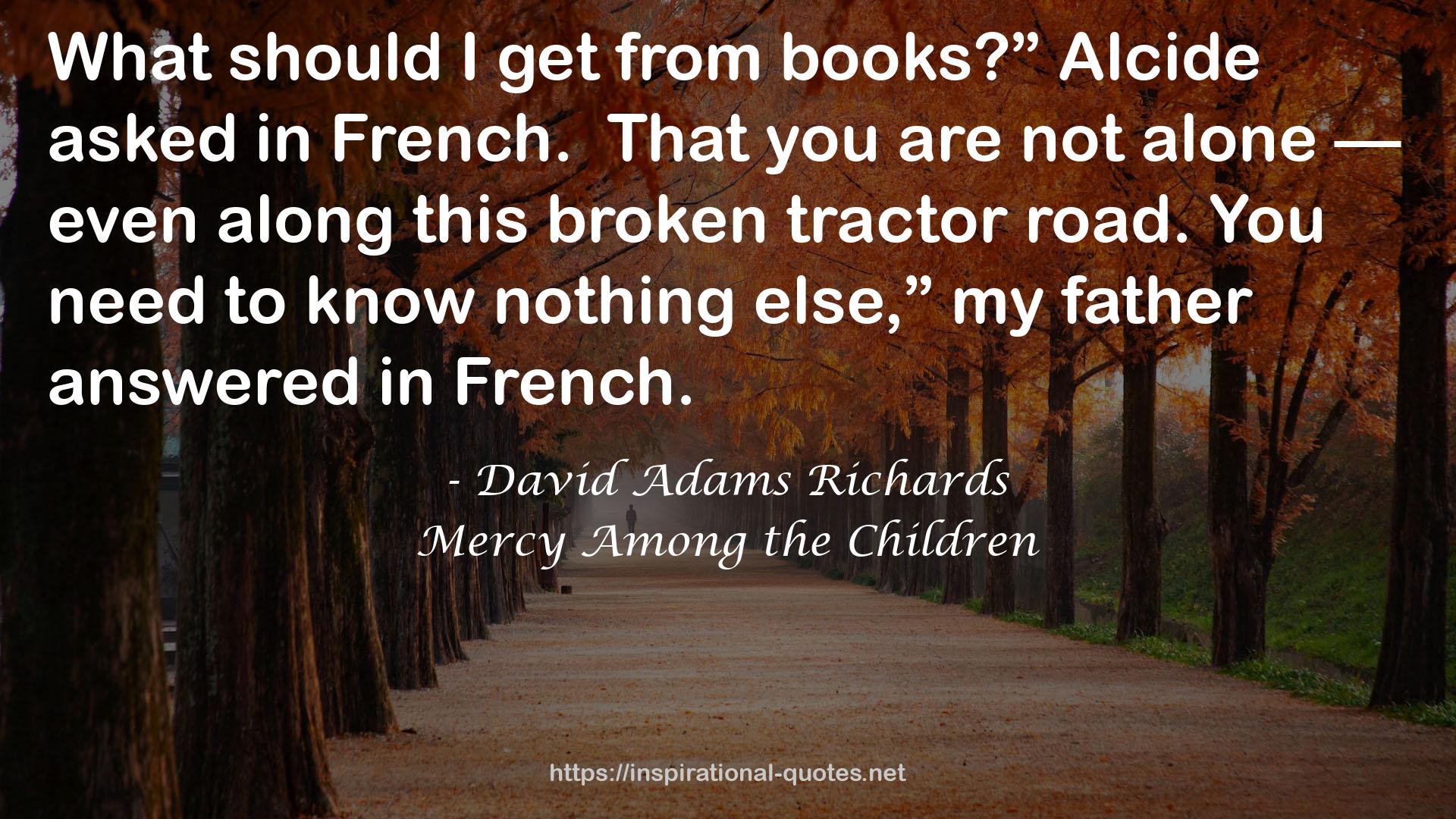 Mercy Among the Children QUOTES