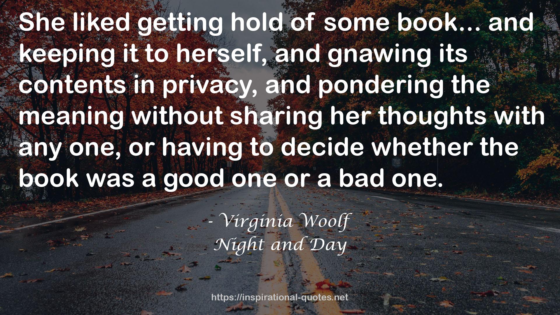 Night and Day QUOTES