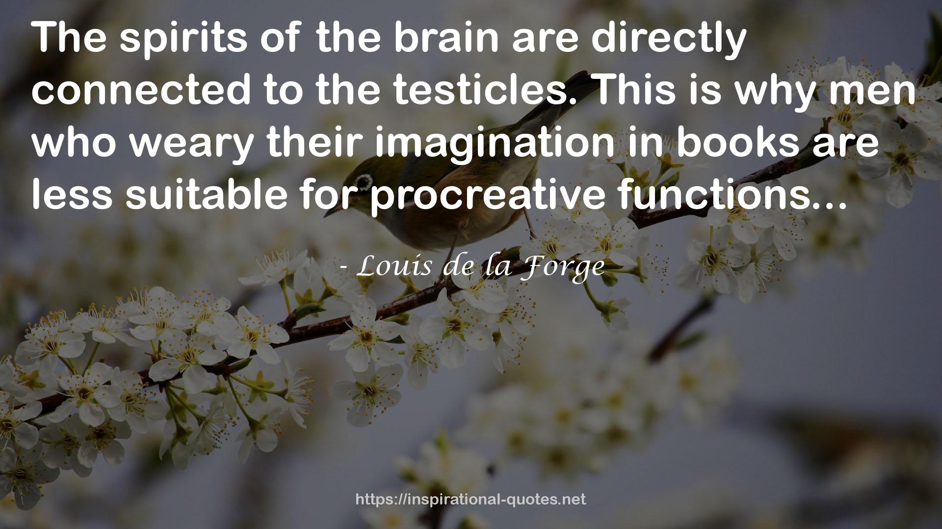 Louis de la Forge QUOTES