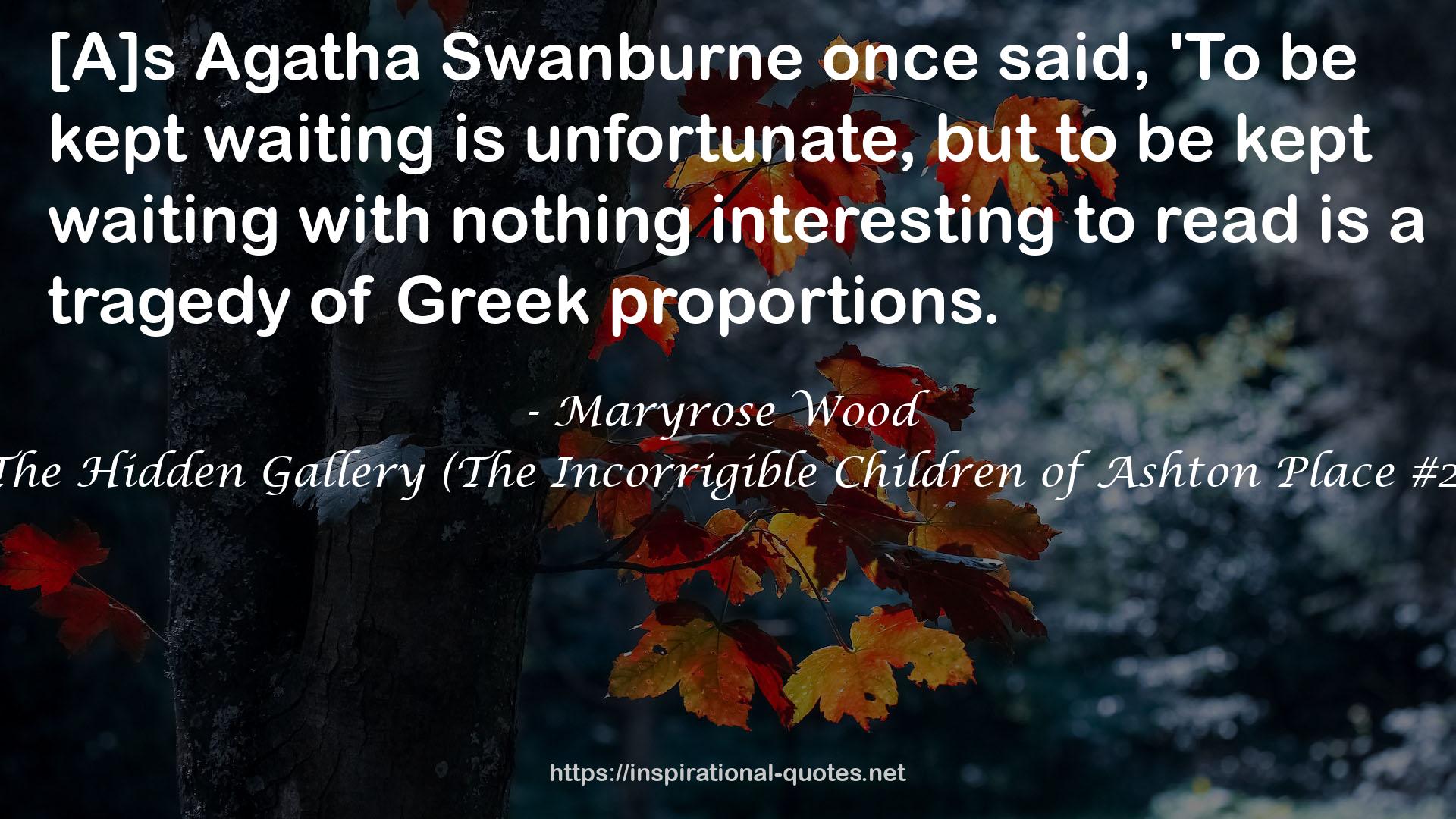 Swanburne  QUOTES