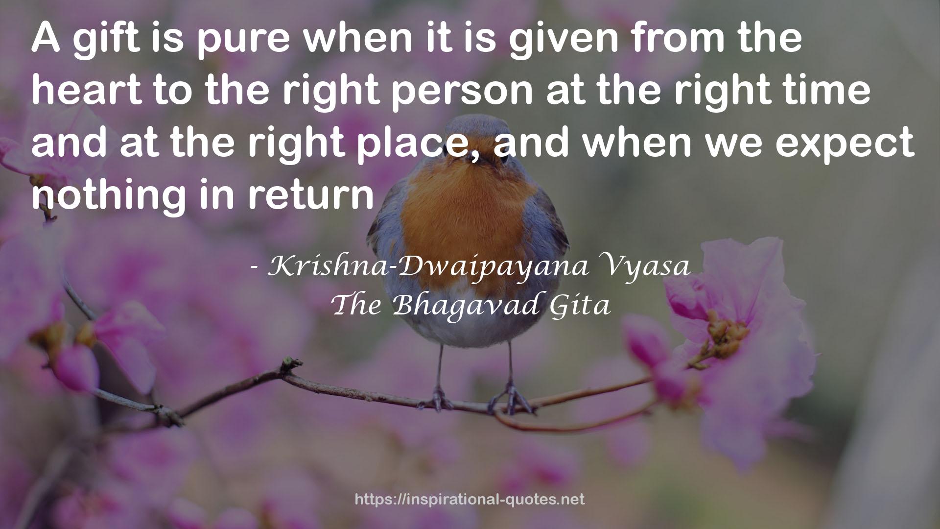 The Bhagavad Gita QUOTES