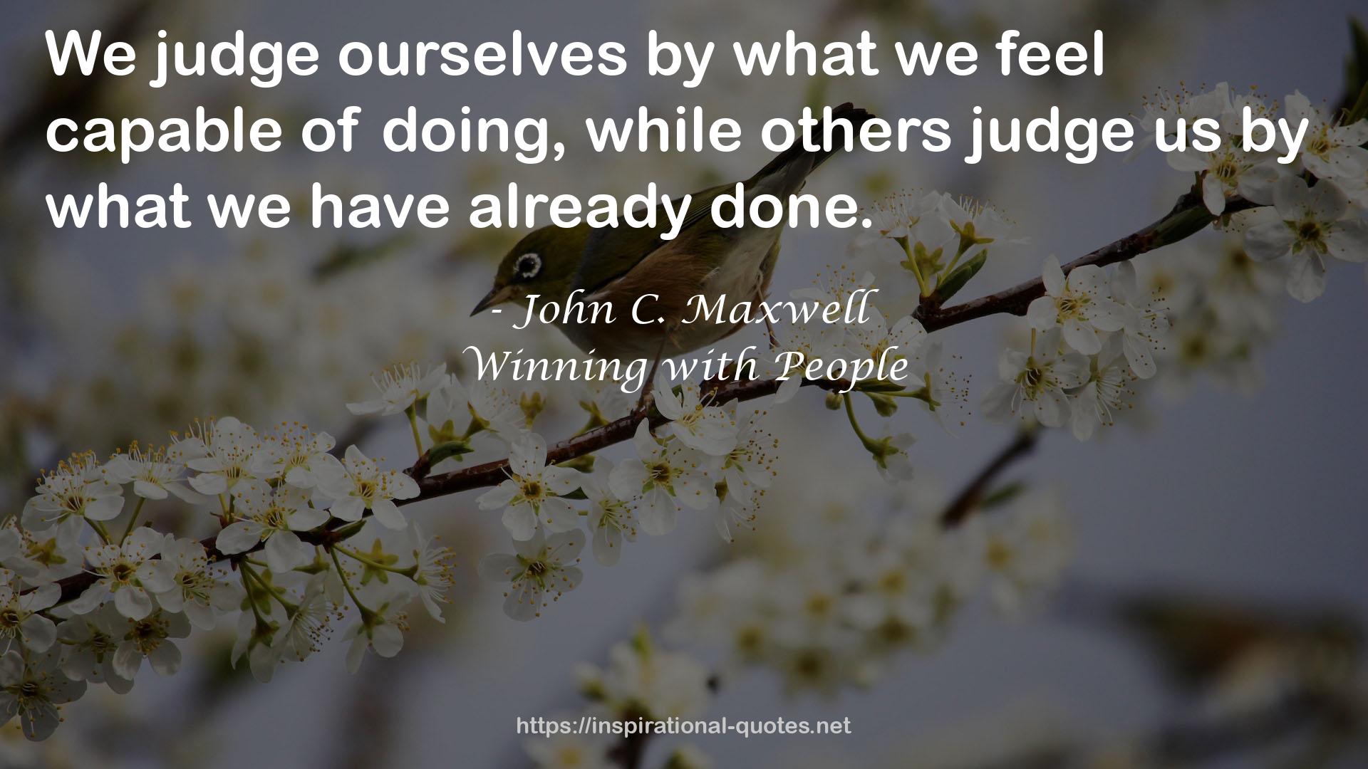 Winning with People QUOTES