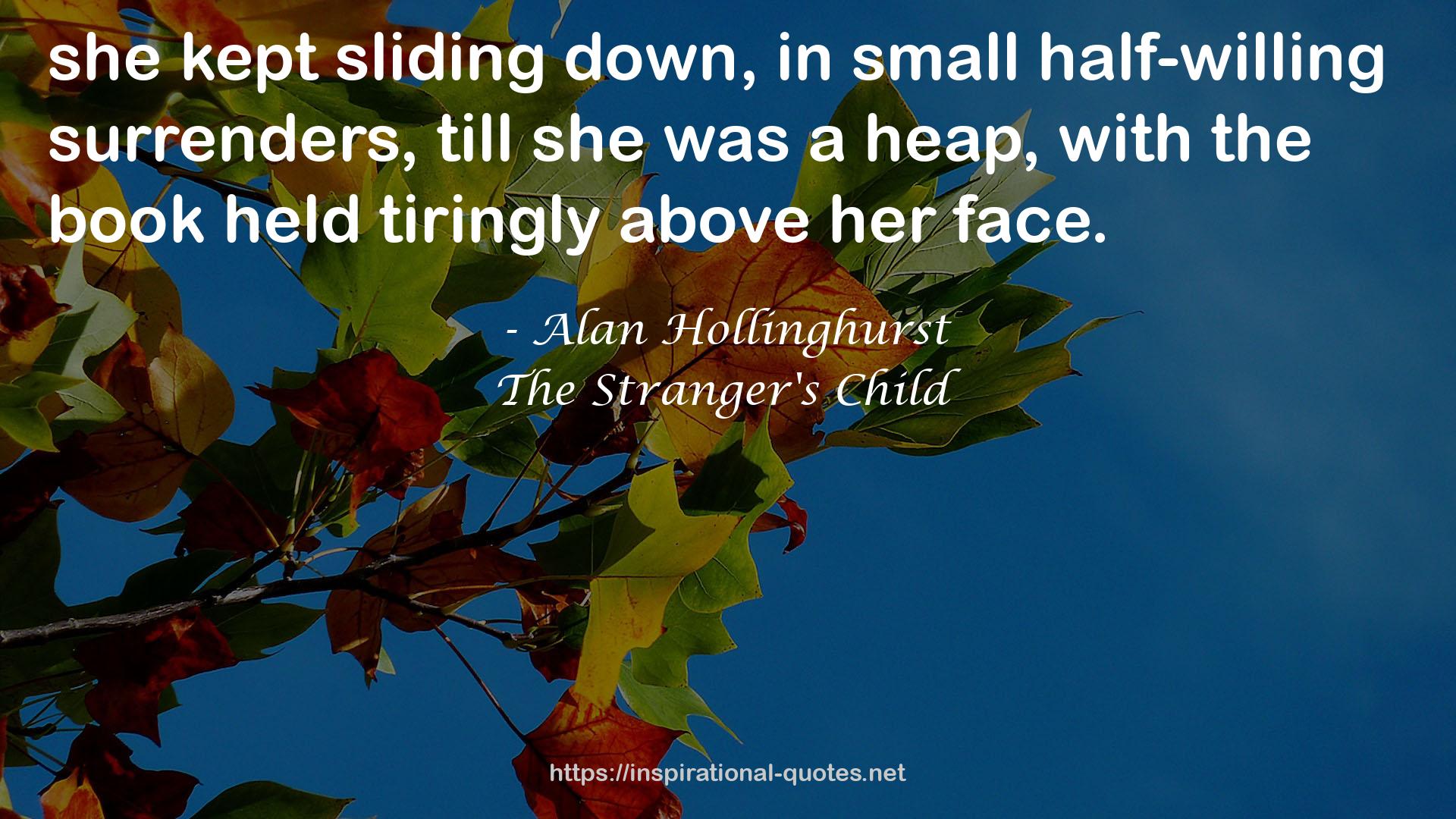 Alan Hollinghurst QUOTES