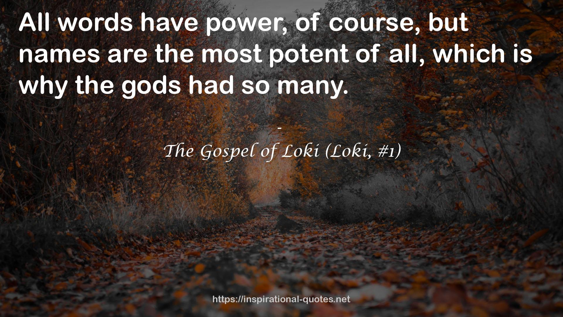 The Gospel of Loki (Loki, #1) QUOTES