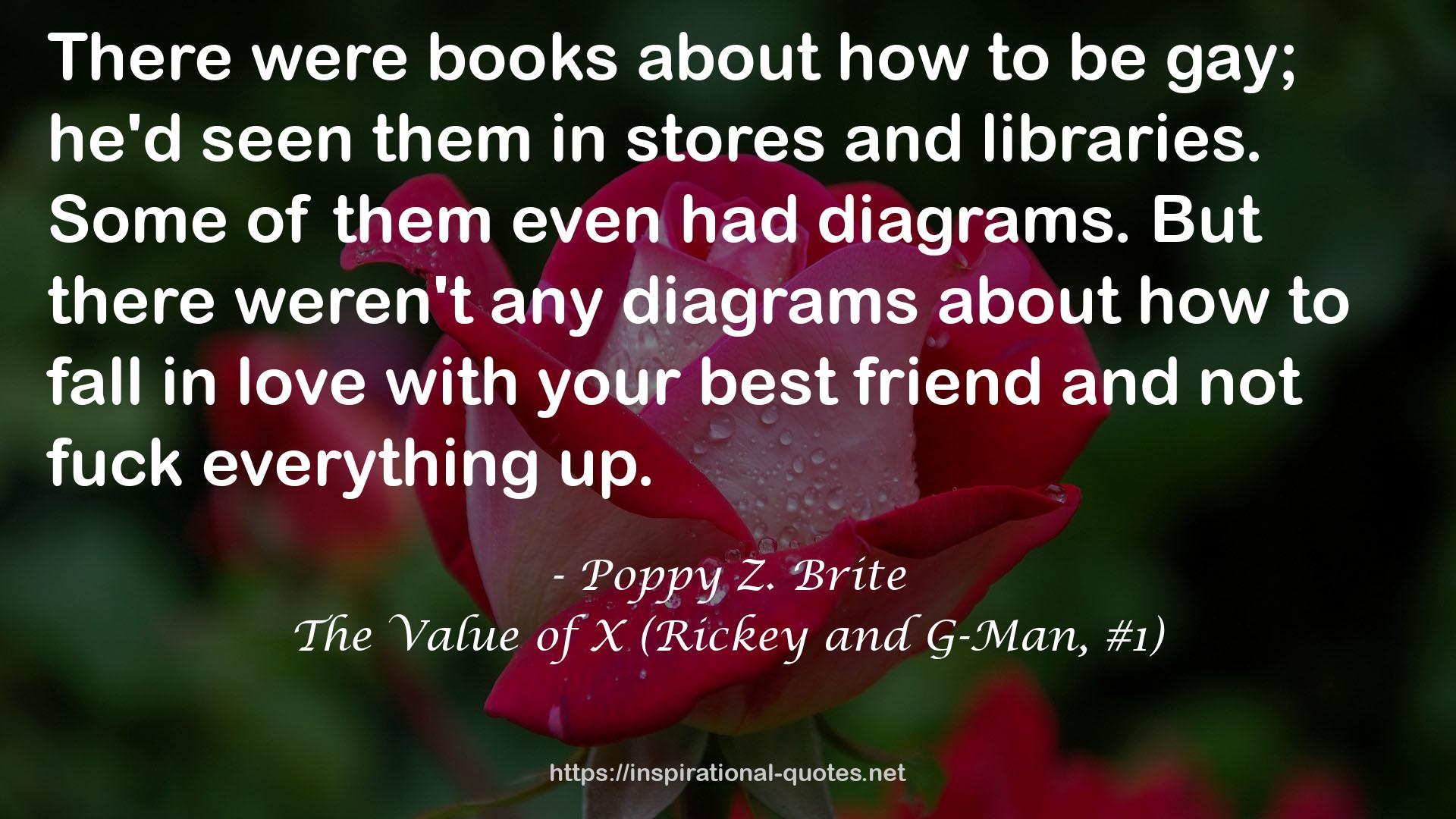 The Value of X (Rickey and G-Man, #1) QUOTES