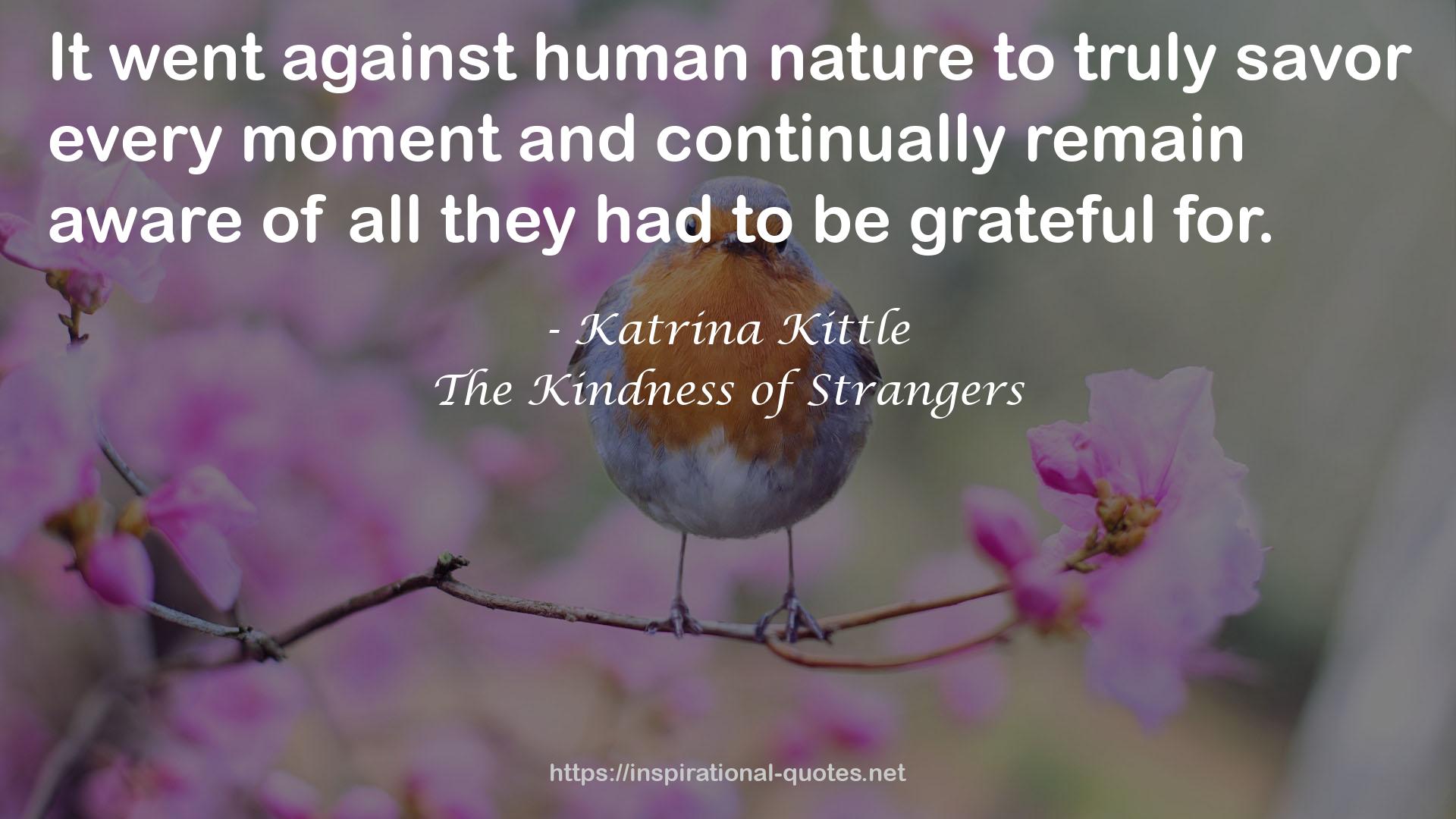 The Kindness of Strangers QUOTES