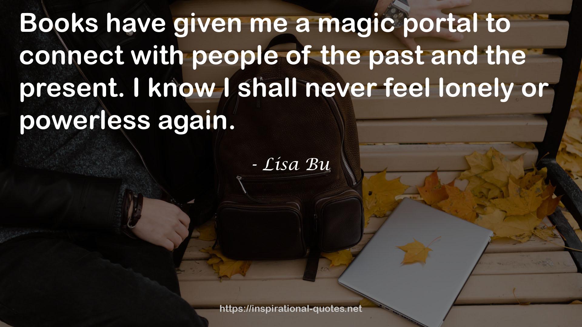 Lisa Bu QUOTES