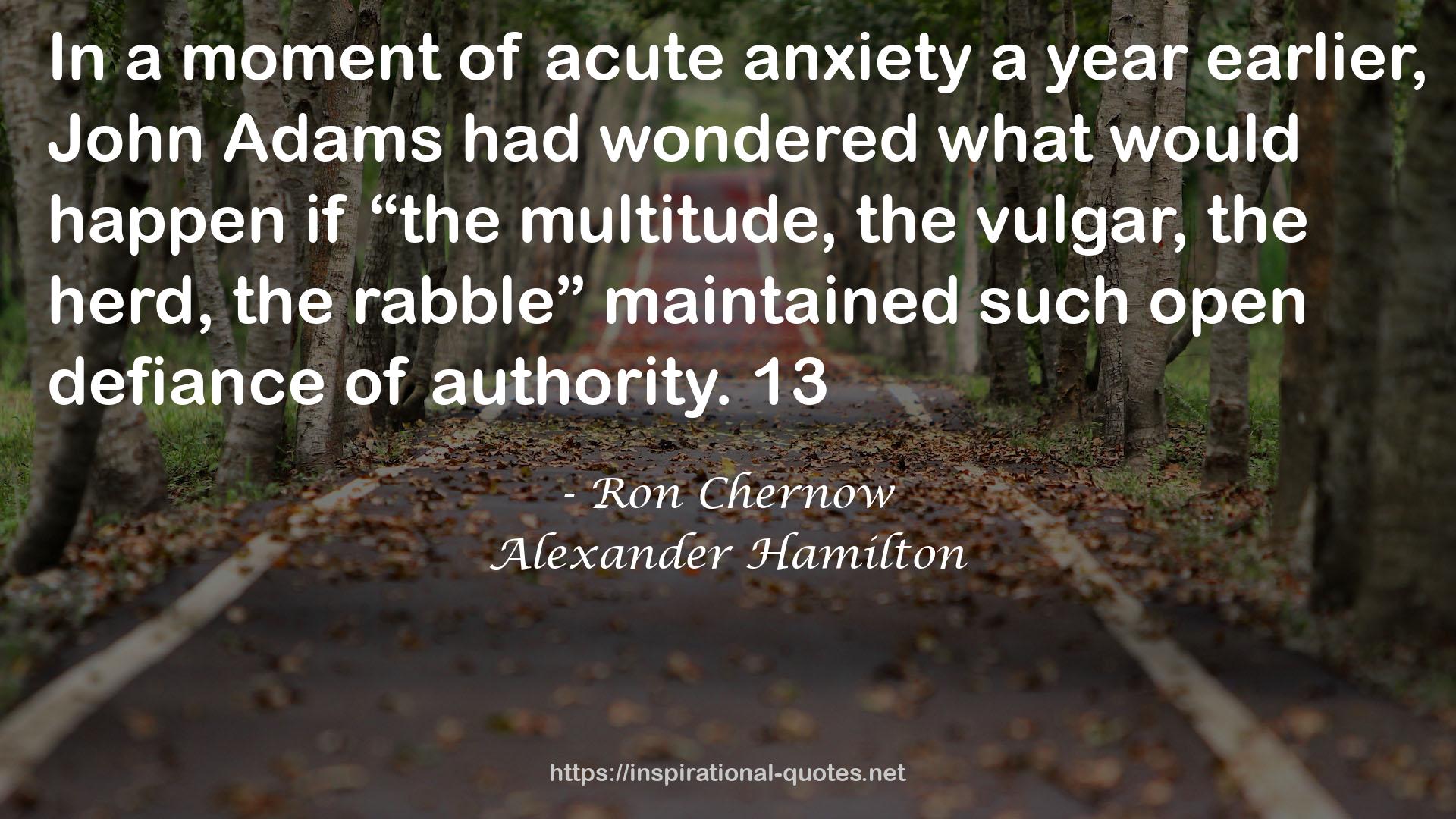 Ron Chernow QUOTES