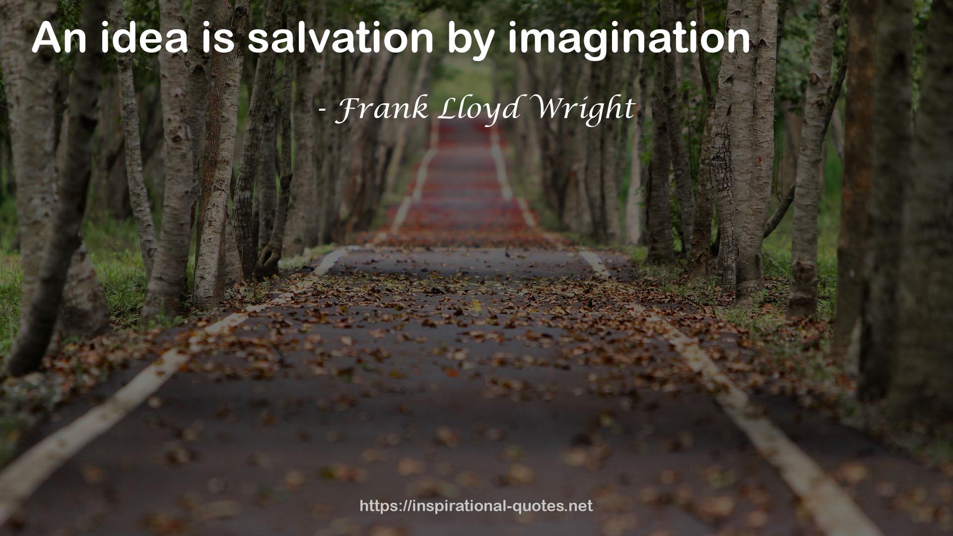 Frank Lloyd Wright QUOTES