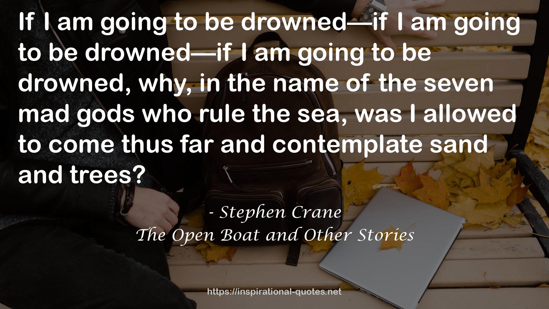 The Open Boat and Other Stories QUOTES