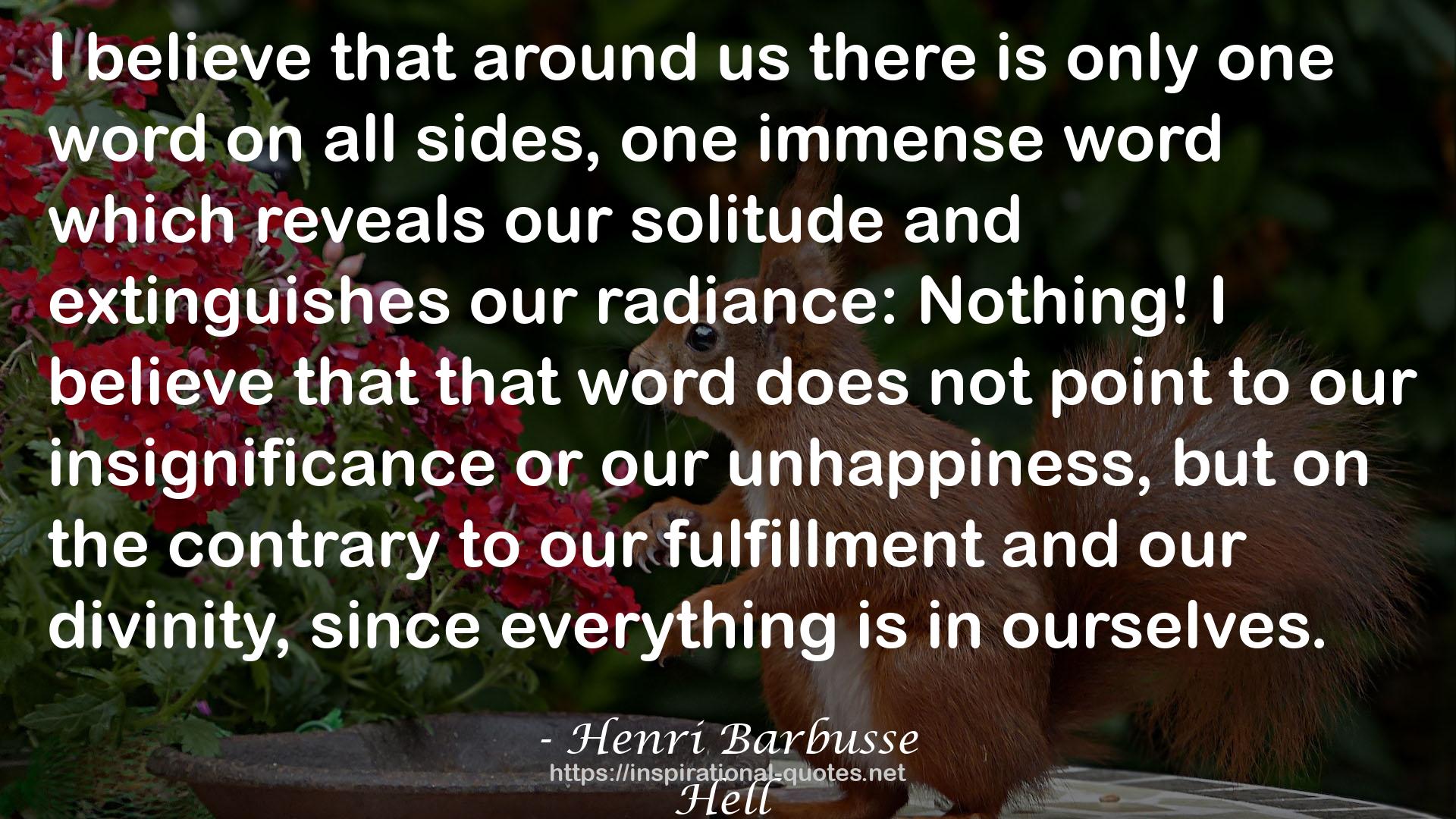 our insignificance  QUOTES