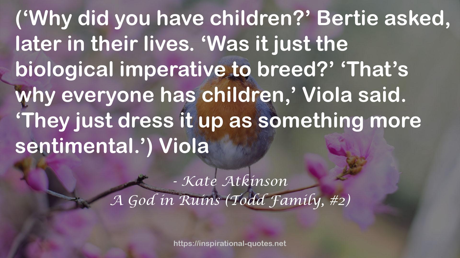 A God in Ruins (Todd Family, #2) QUOTES