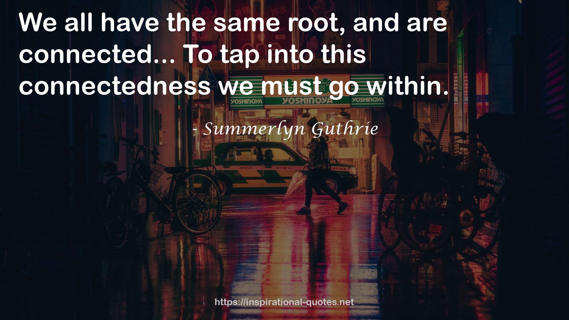 this connectedness  QUOTES