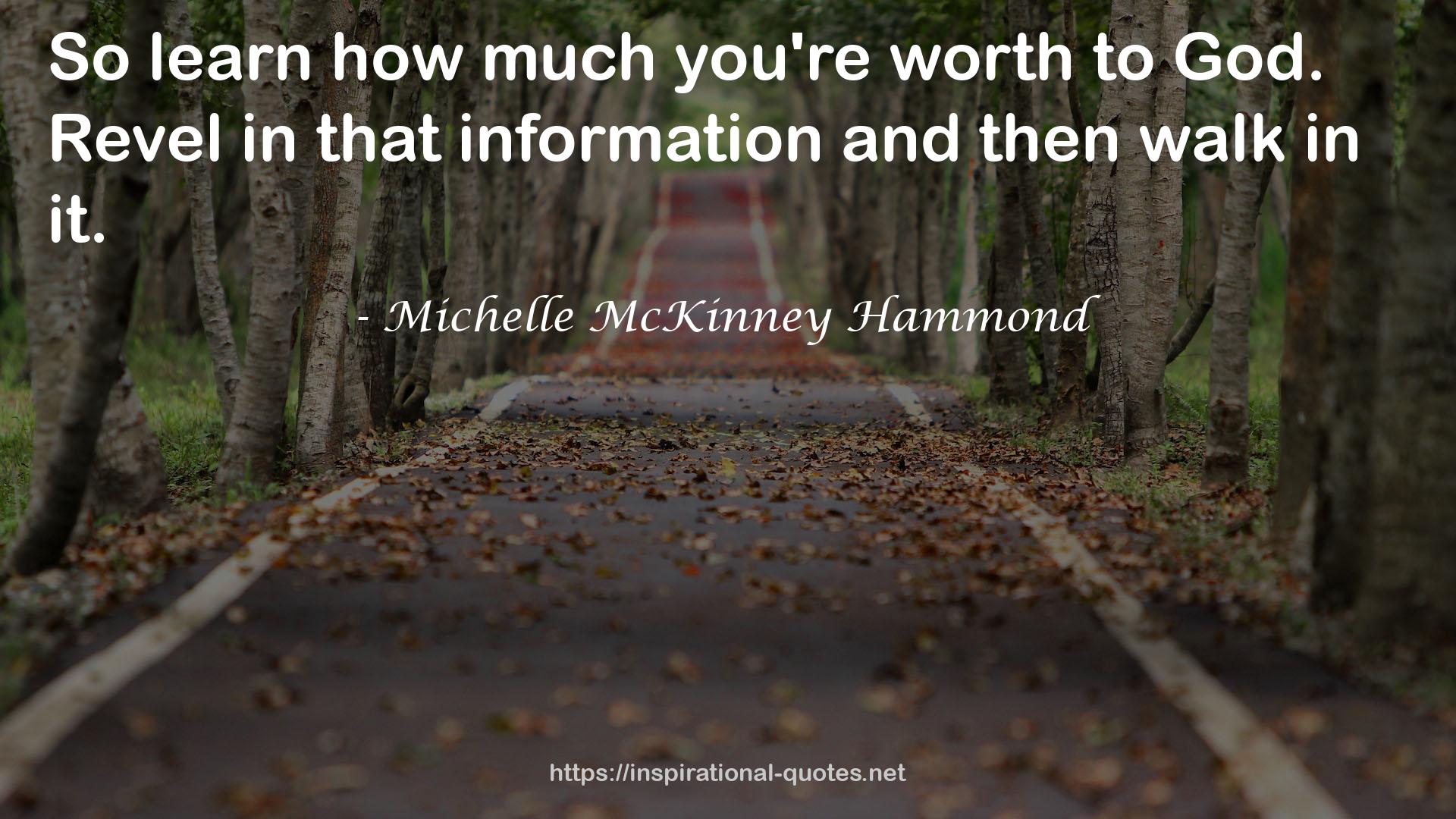 Michelle McKinney Hammond QUOTES