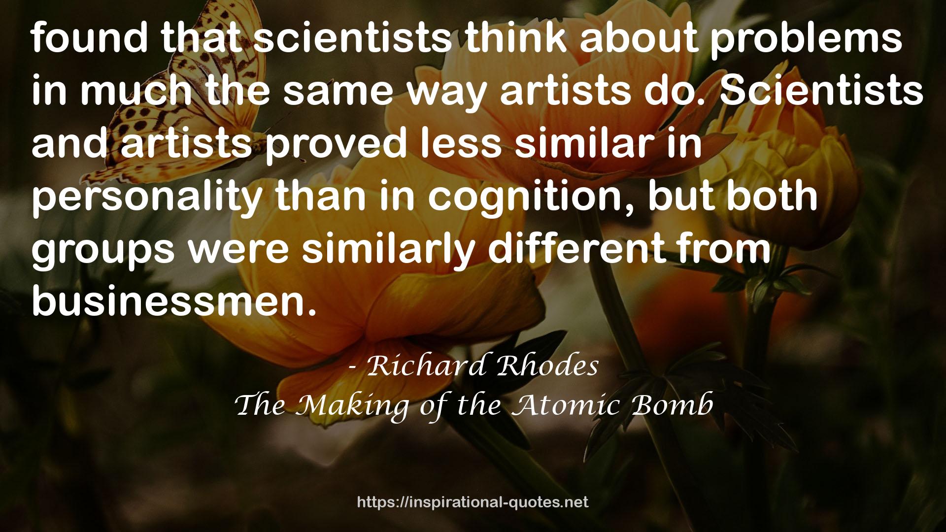 Richard Rhodes QUOTES