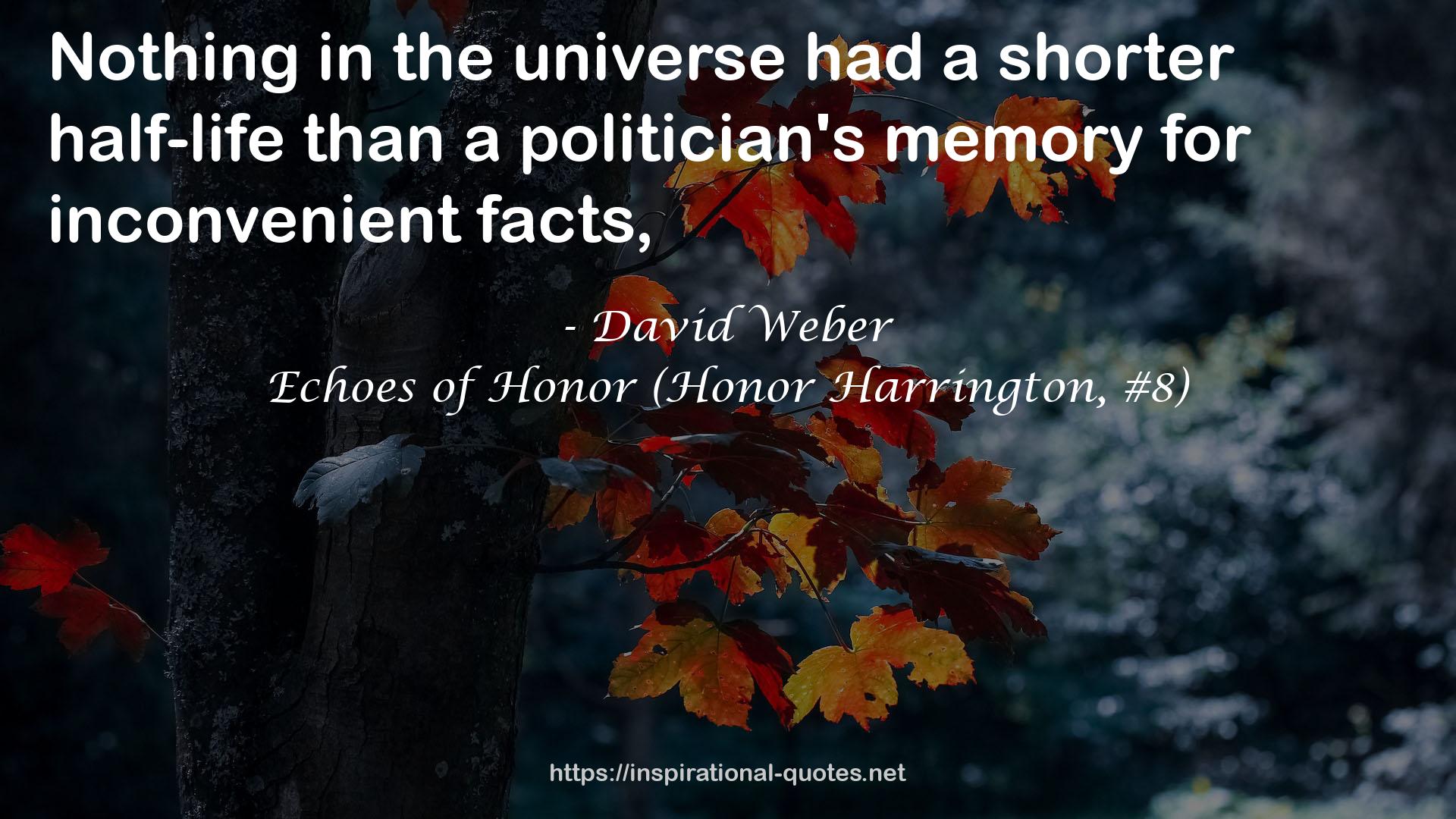 Echoes of Honor (Honor Harrington, #8) QUOTES