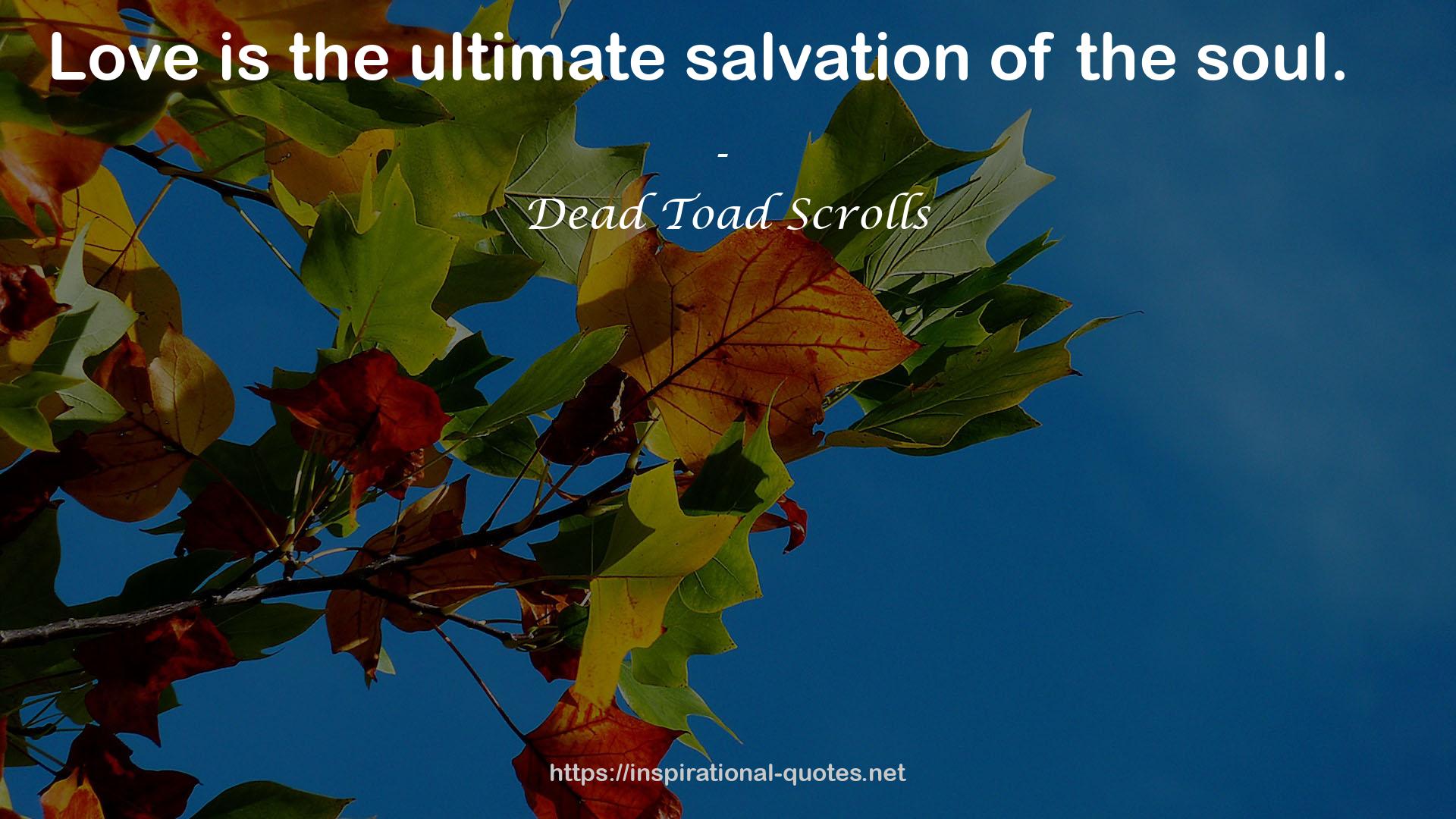 the ultimate salvation  QUOTES