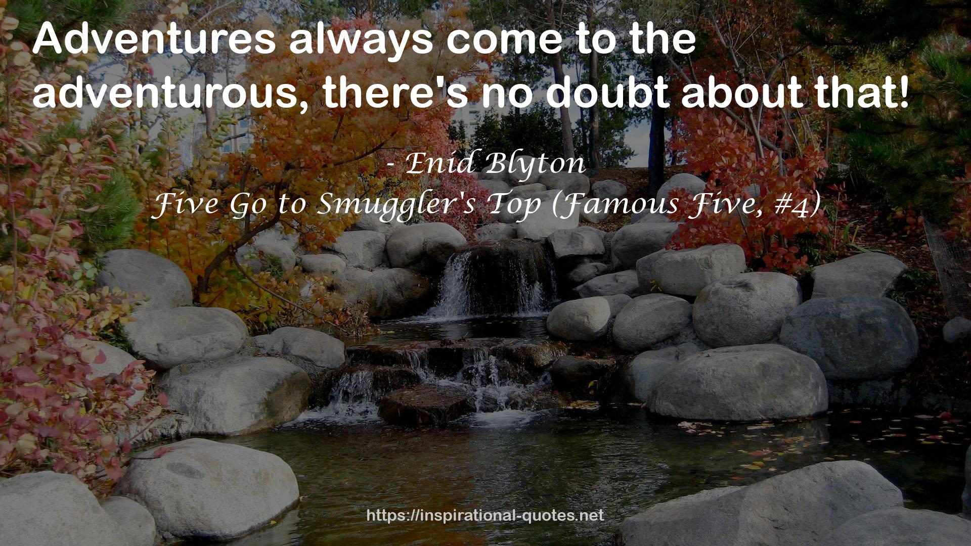 Five Go to Smuggler's Top (Famous Five, #4) QUOTES
