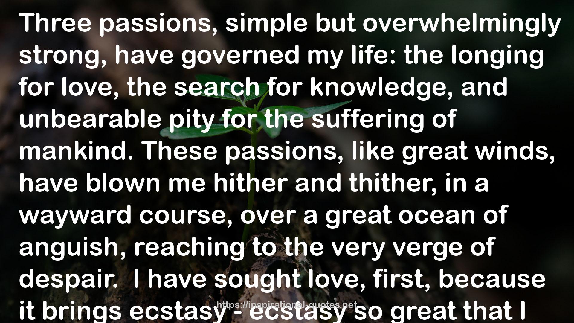equal passion  QUOTES