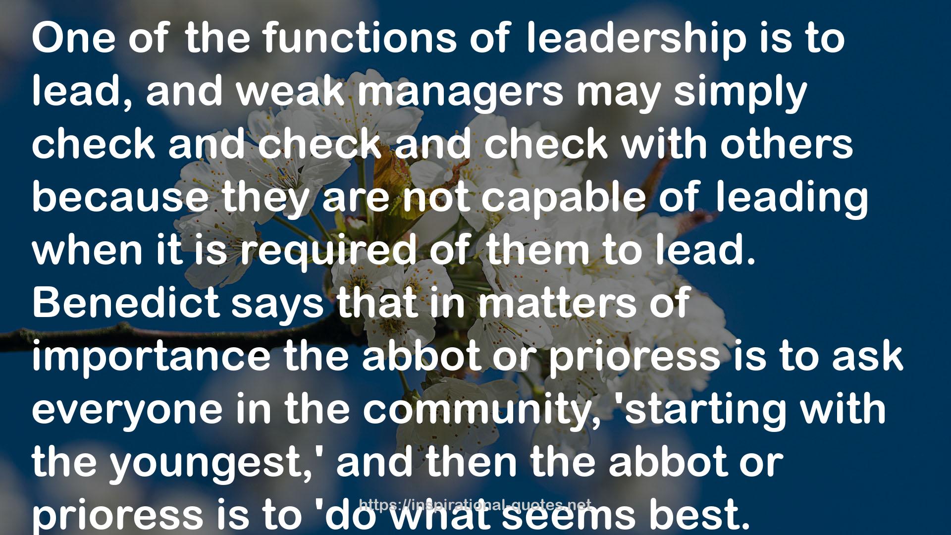 leadership  QUOTES