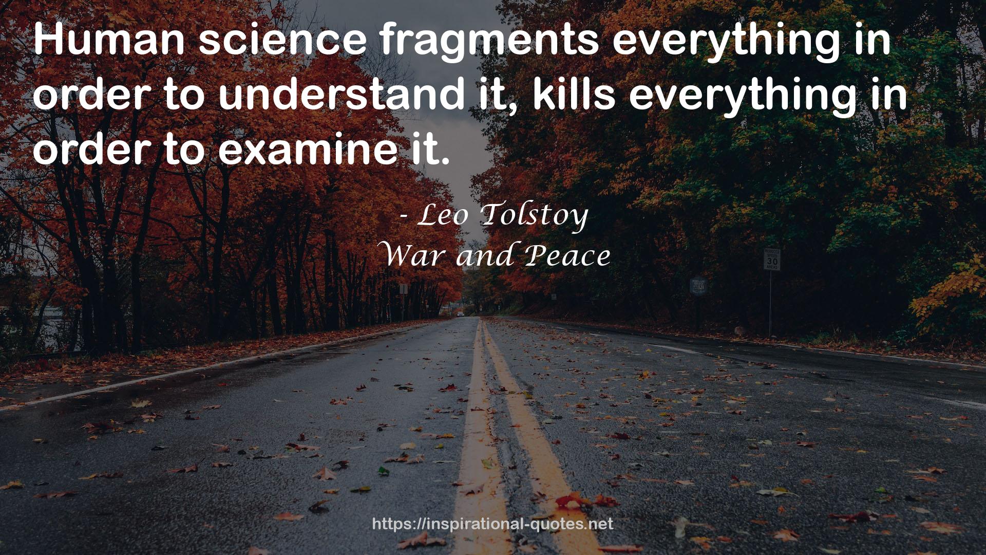 War and Peace QUOTES