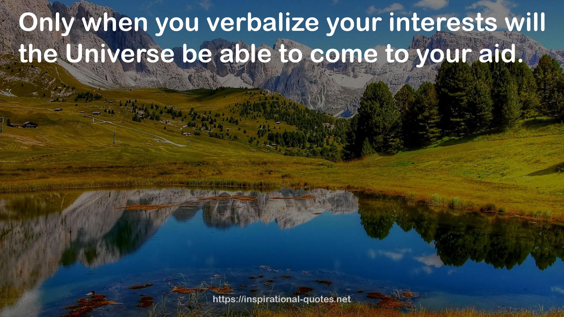your interests  QUOTES