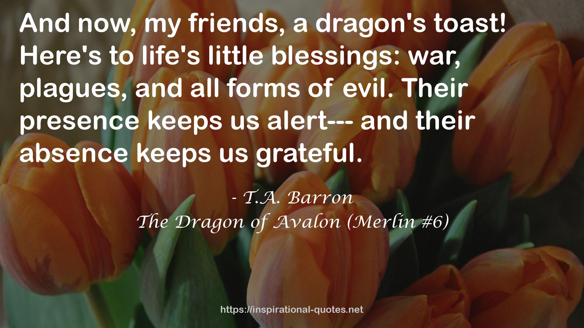 The Dragon of Avalon (Merlin #6) QUOTES
