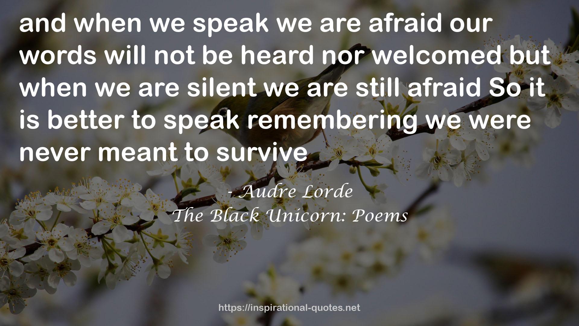 speakrememberingwe  QUOTES