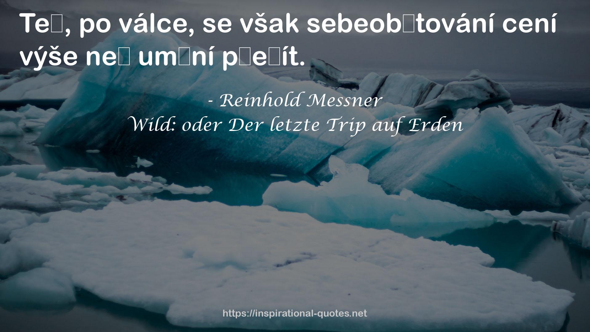 Wild: oder Der letzte Trip auf Erden QUOTES