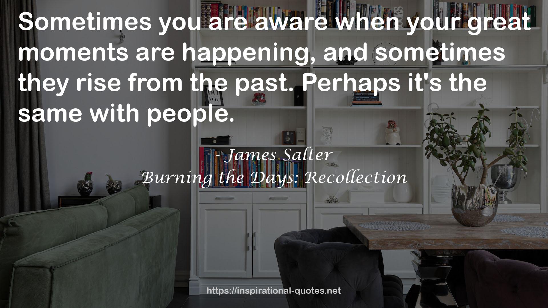 Burning the Days: Recollection QUOTES