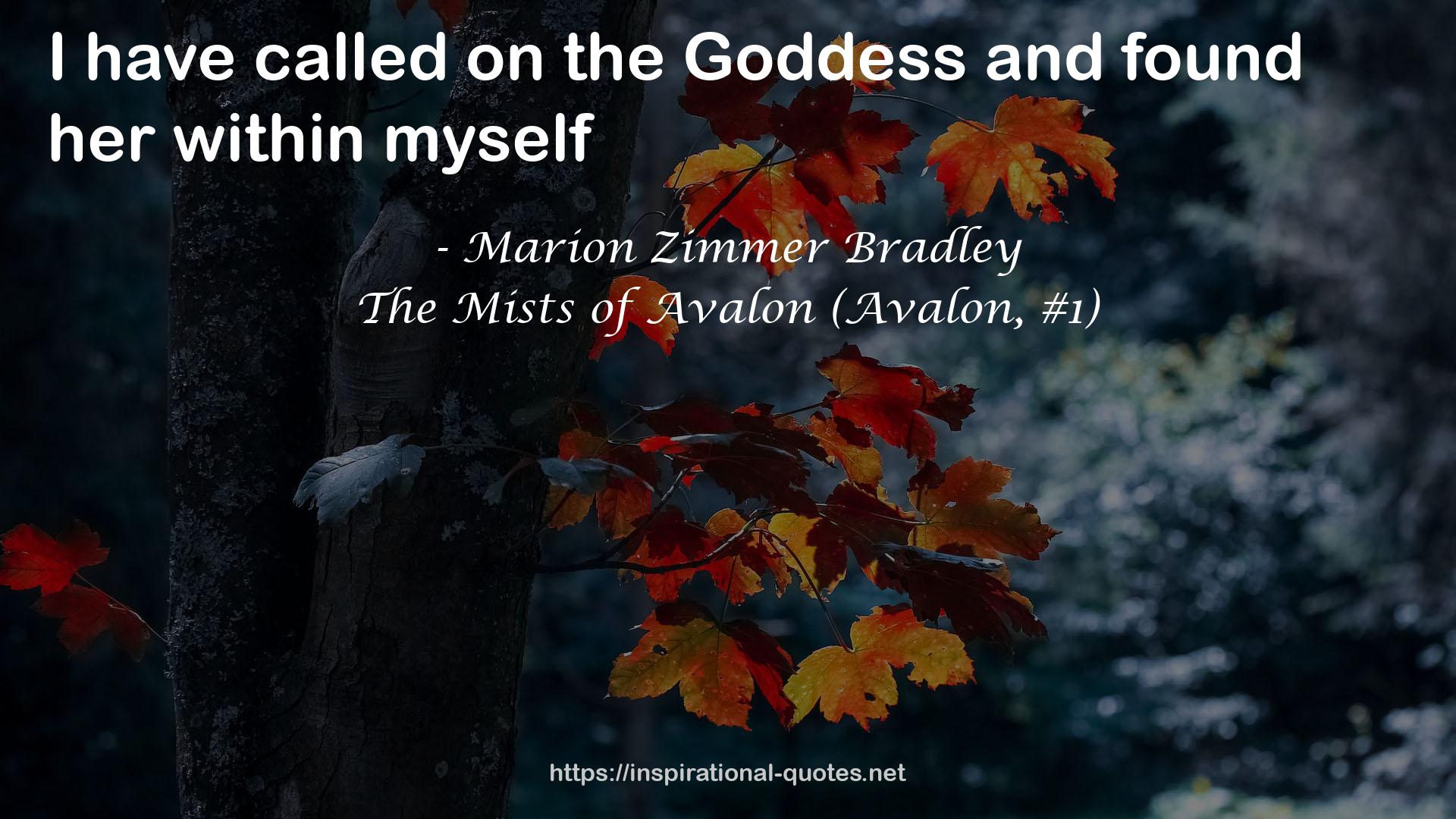The Mists of Avalon (Avalon, #1) QUOTES