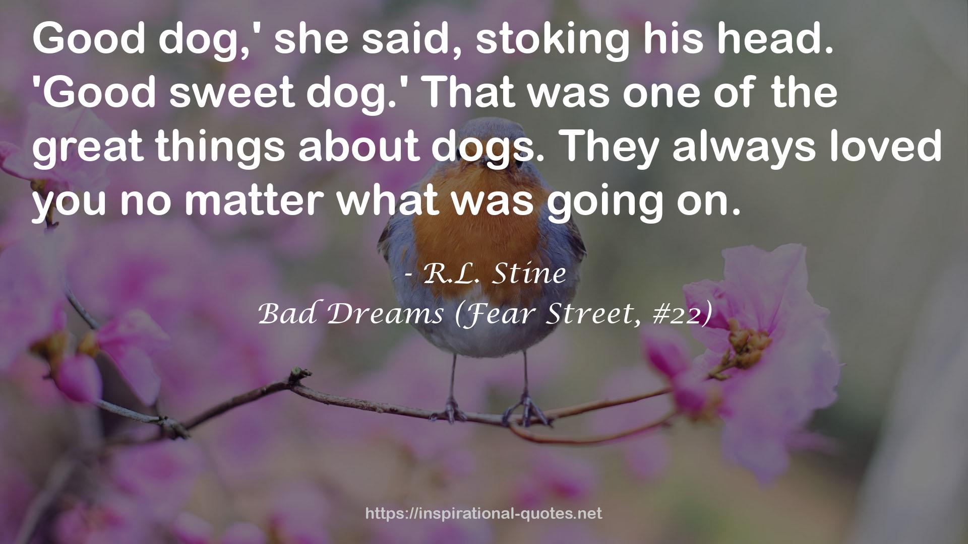 Bad Dreams (Fear Street, #22) QUOTES