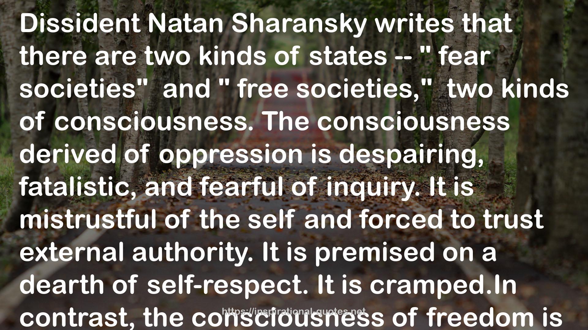 Sharansky  QUOTES