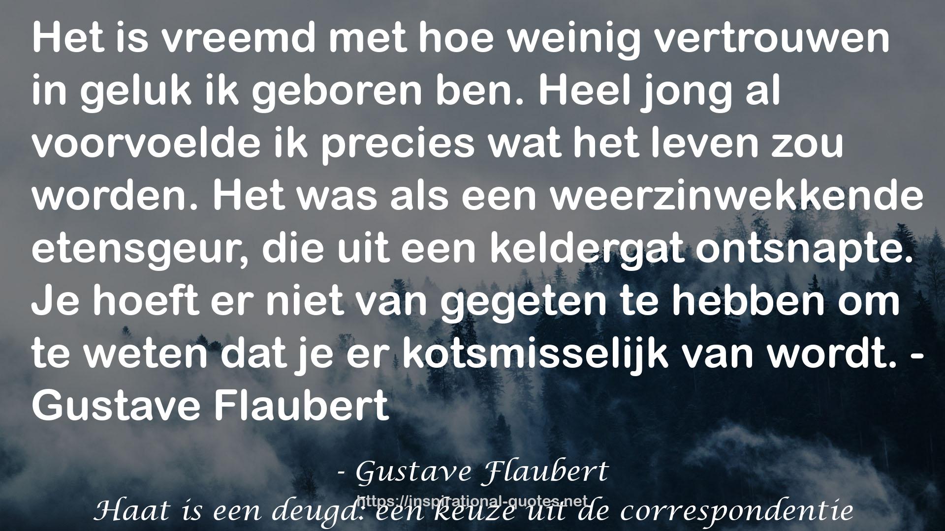 Haat is een deugd: een keuze uit de correspondentie QUOTES