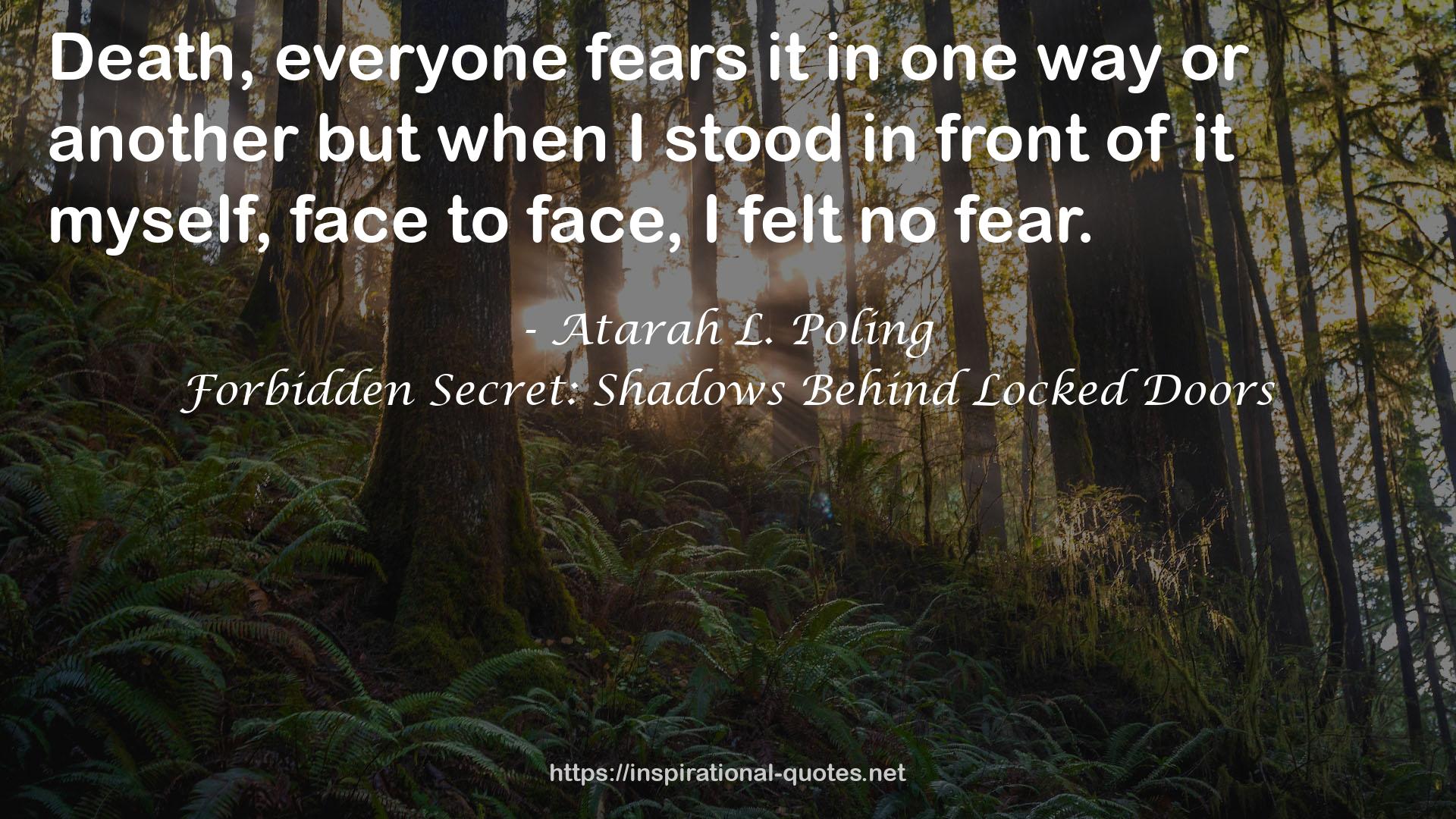 Forbidden Secret: Shadows Behind Locked Doors QUOTES