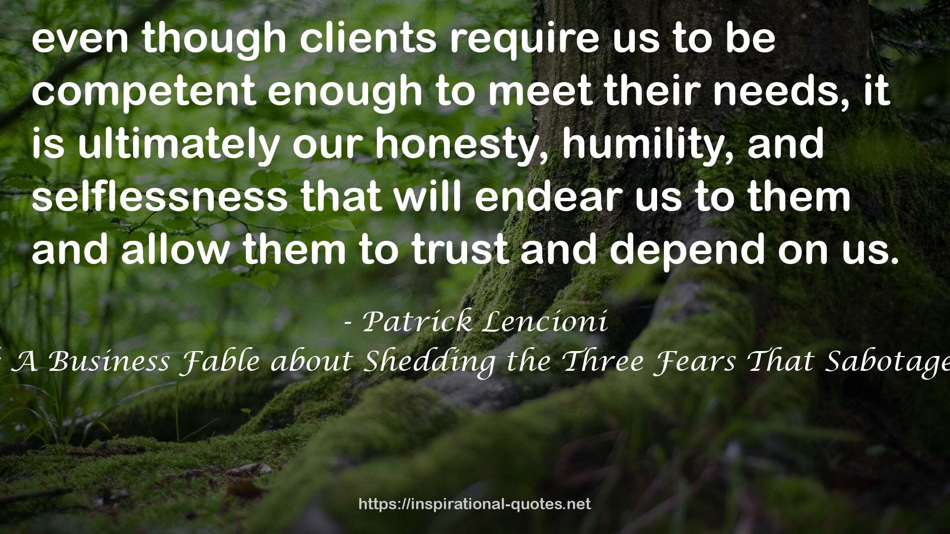 Patrick Lencioni QUOTES