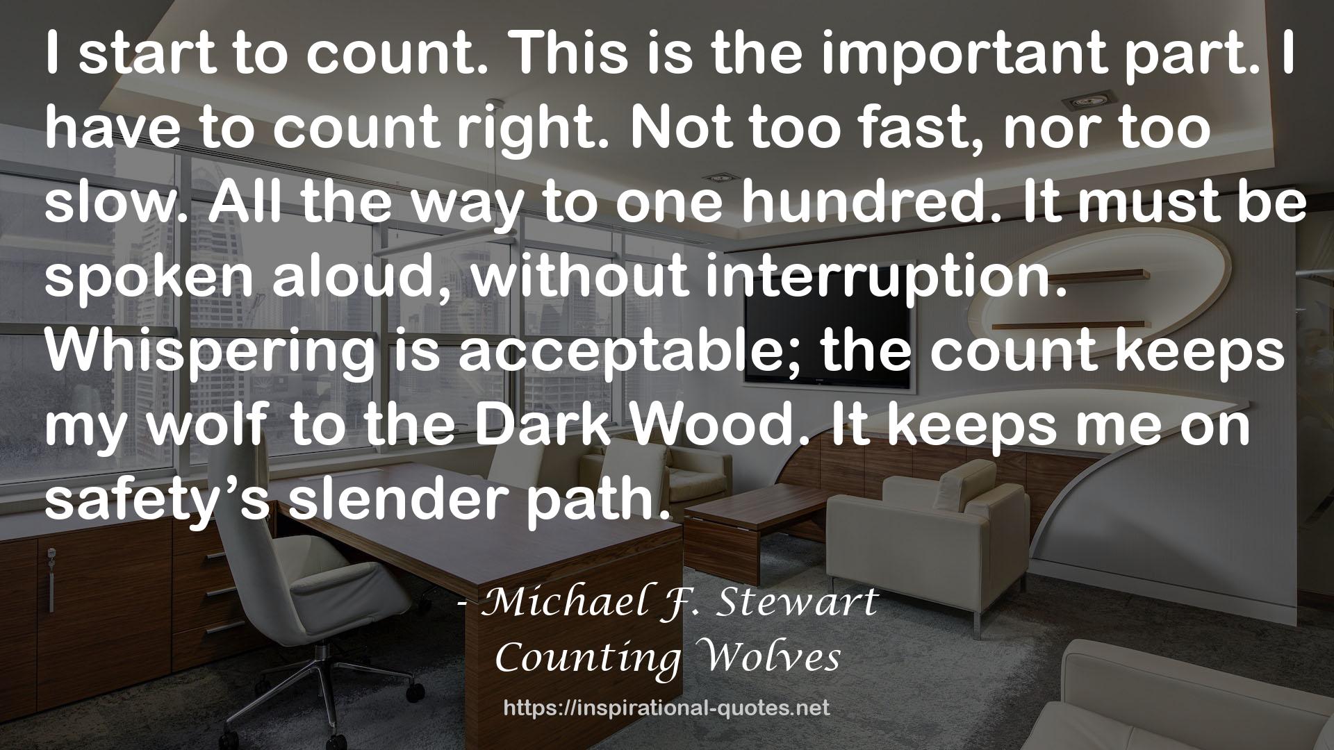 Counting Wolves QUOTES